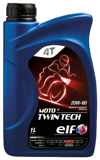 Моторное масло ELF Moto 4 Twin Tech 20W60, 1л (Elf: 194951)